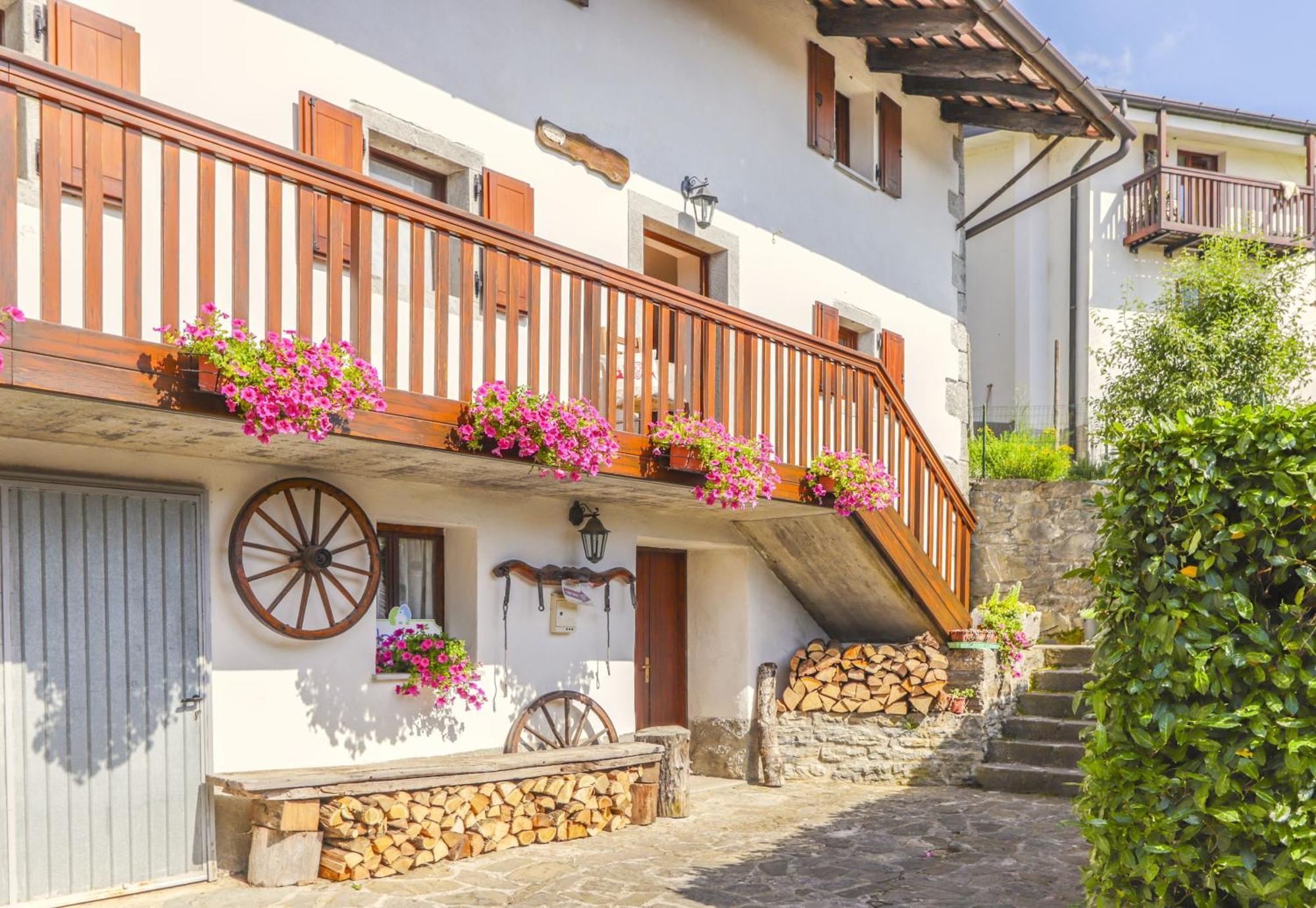 Casa Cebajova Poesia Villa Tribil di Sopra Buitenkant foto